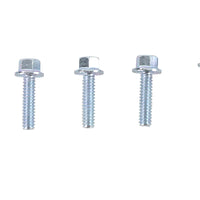 Zinc Hex Flange Screws 1/4 inch-20 x 7/8 inch