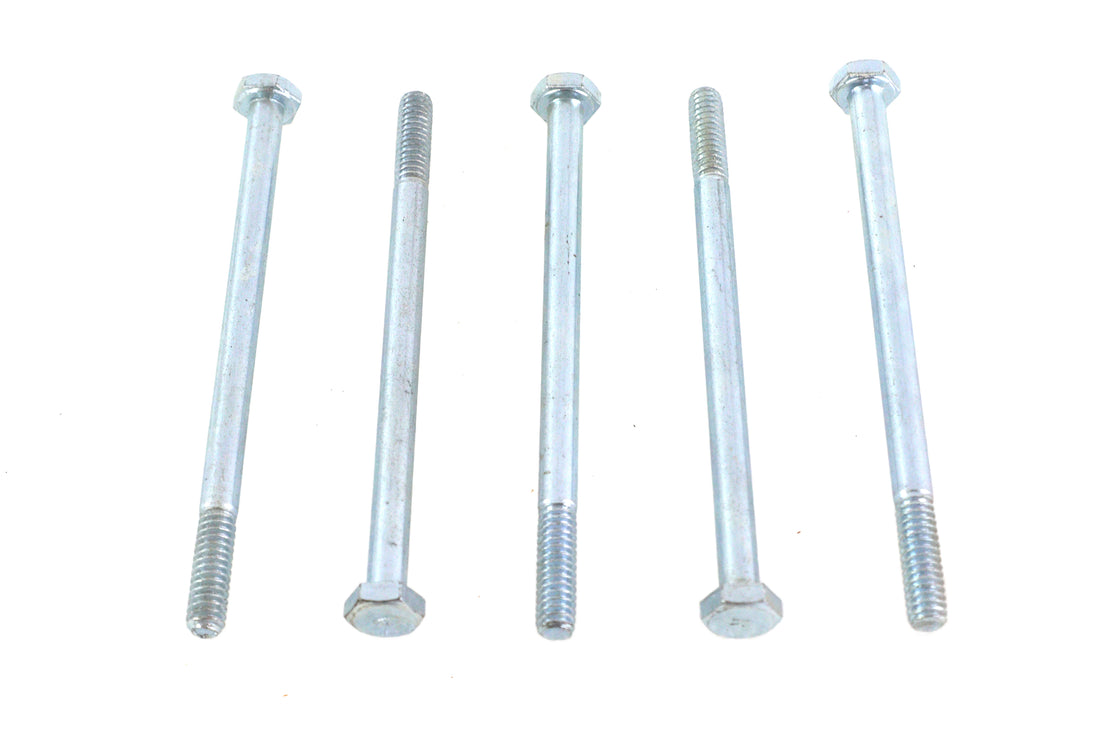 Zinc Hex Cap Bolts 1/4 inch-20 x 4 inch