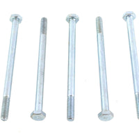 Zinc Hex Cap Bolts 1/4 inch-20 x 4 inch