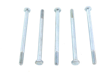 Zinc Hex Cap Bolts 1/4 inch-20 x 4 inch