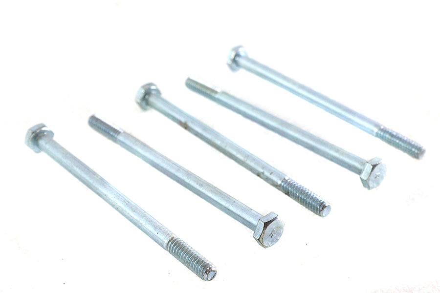 Zinc Hex Cap Bolts 1/4 inch-20 x 4 inch