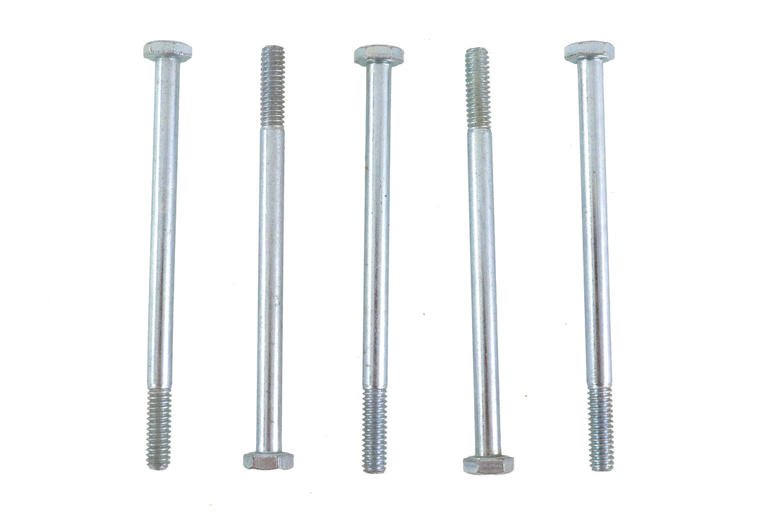 Zinc Hex Cap Bolts 1/4 inch-20 x 4 inch