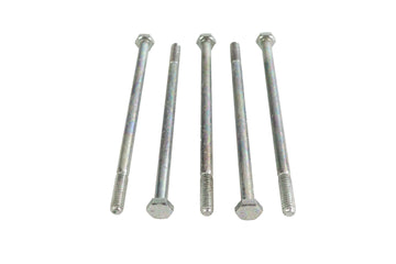 Zinc Hex Cap Bolts 1/4 inch-20 x 5-1/4 inch