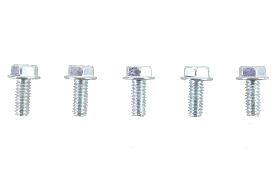 Zinc Hex Flange Screws 5/16 inch-18 x 5/8 inch