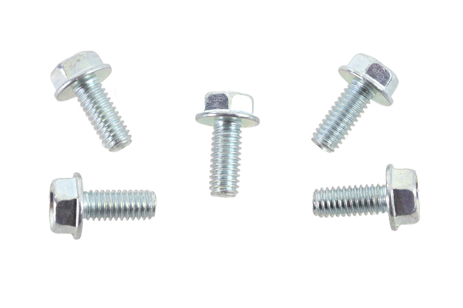 Zinc Hex Flange Screws 5/16 inch-18 x 5/8 inch