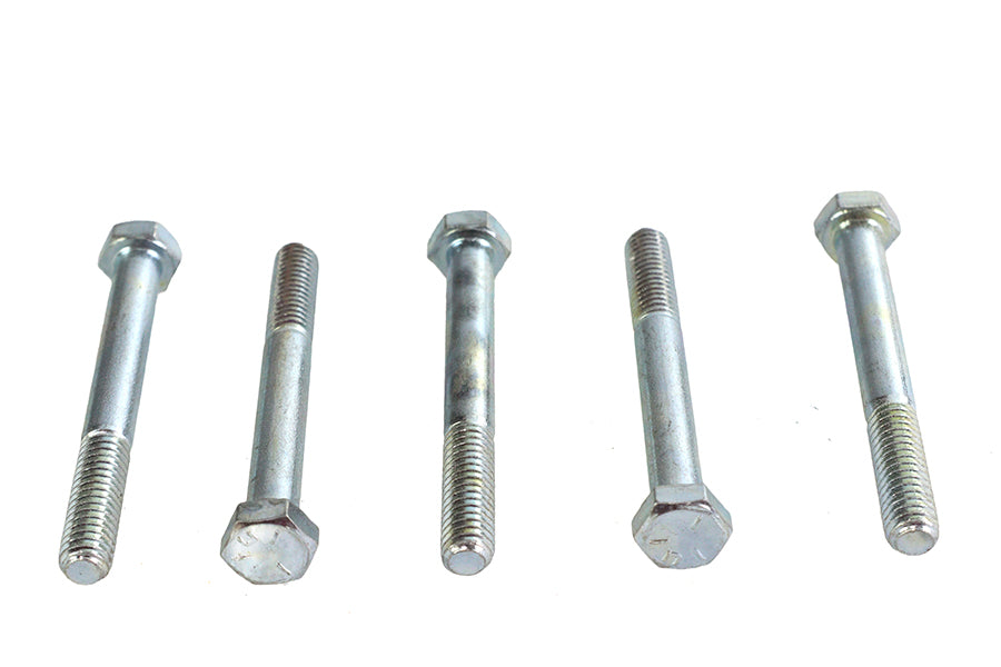 73-0072 - Zinc Hex Cap Bolts 5/16 inch-18 x 2-3/4 inch by V-Twin