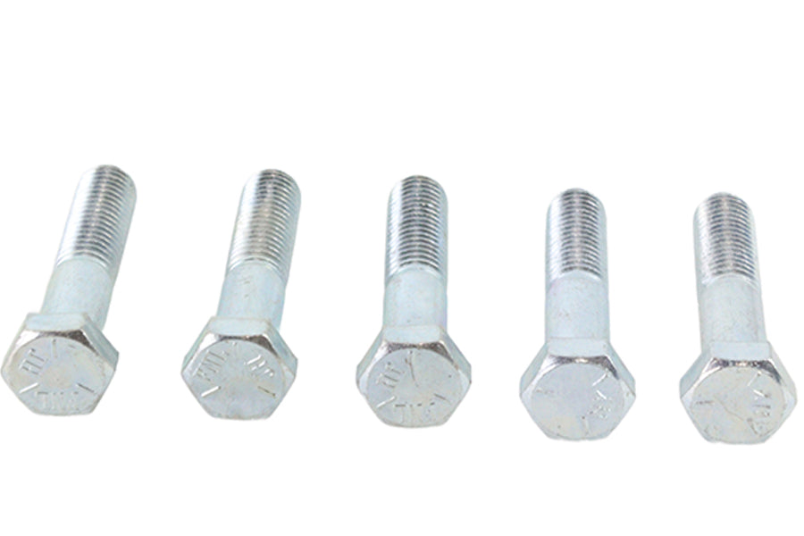 Zinc Hex Cap Bolts 1/2 inch-13 x 2-1/2 inch