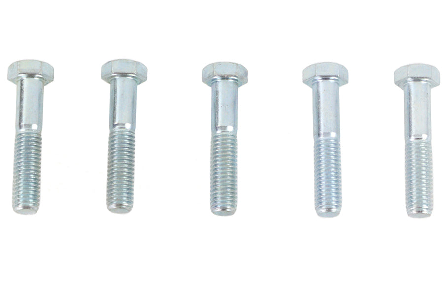 Zinc Hex Cap Bolts 1/2 inch-13 x 2-1/2 inch