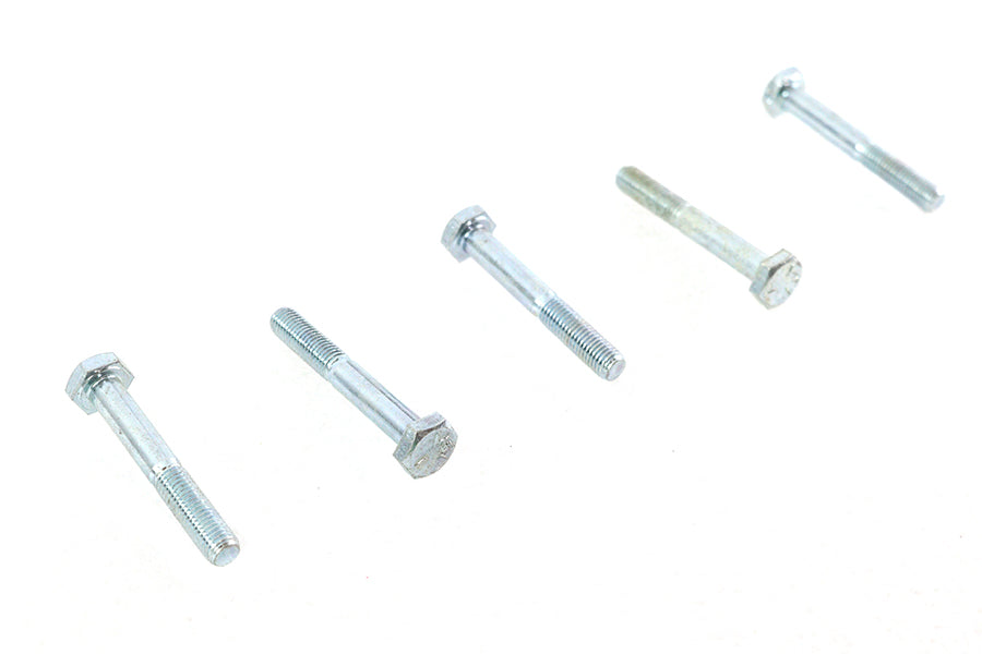 Zinc Hex Cap Bolts 1/4 inch-28 X 1-3/4 inch