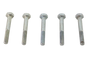 Zinc Hex Cap Bolts 1/4 inch-28 x 1-7/8 inch