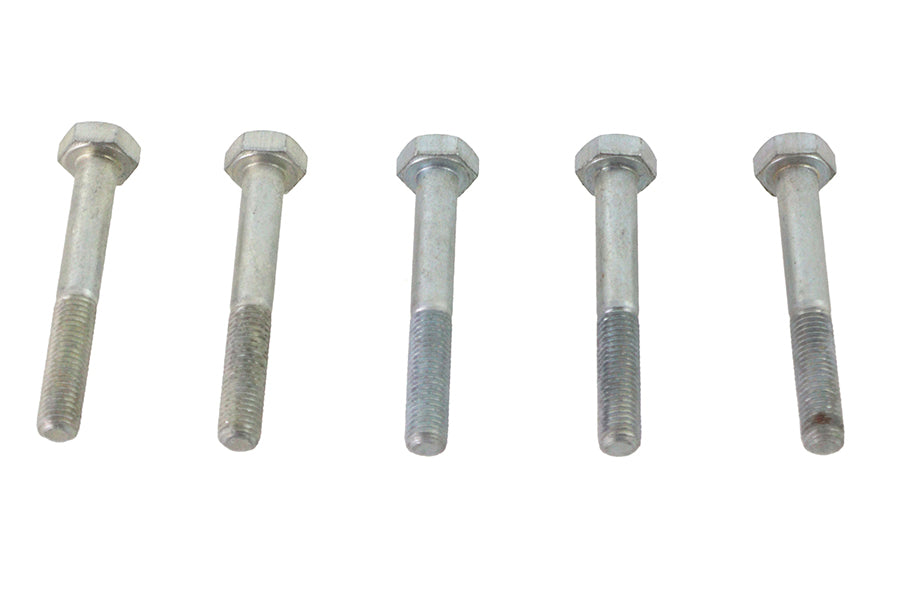 Zinc Hex Cap Bolts 1/4 inch-28 x 1-7/8 inch