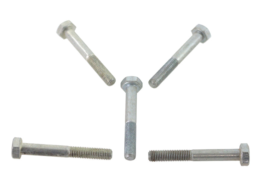 Zinc Hex Cap Bolts 1/4 inch-28 x 1-7/8 inch