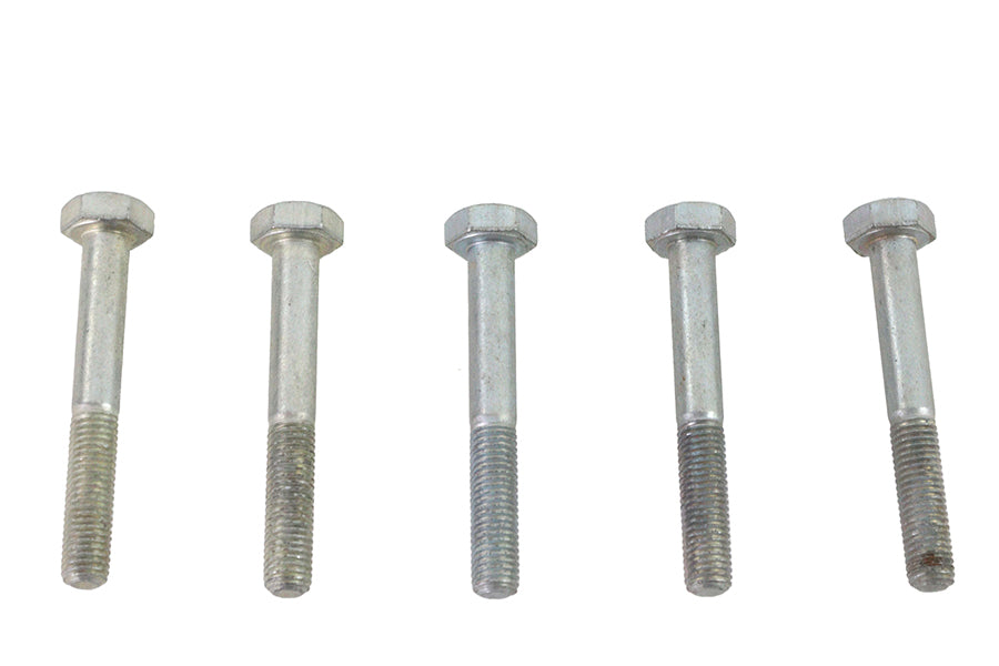 Zinc Hex Cap Bolts 1/4 inch-28 x 1-7/8 inch