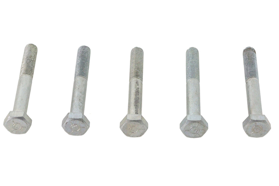 Zinc Hex Cap Bolts 1/4 inch-28 x 1-7/8 inch