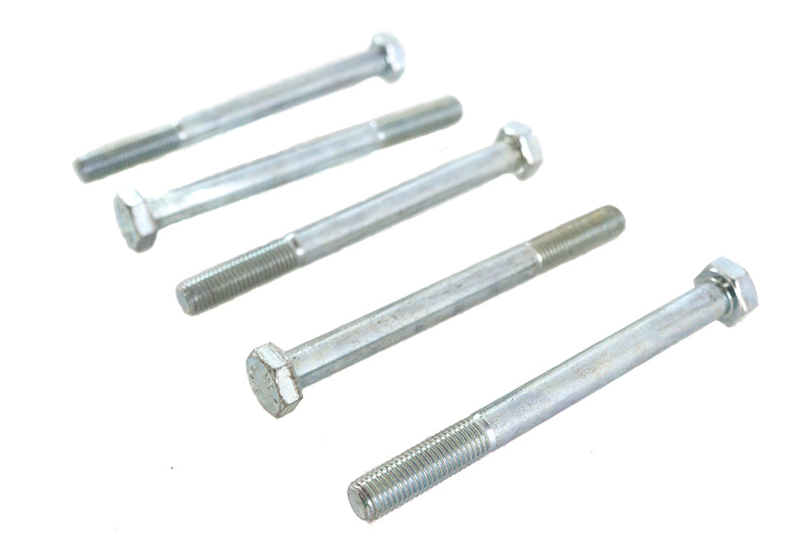 Zinc Hex Cap Bolts 5/16 inch-24 x 3-1/2 inch