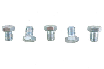 Zinc Hex Cap Bolts 3/8 inch-24 x 1/2 inch