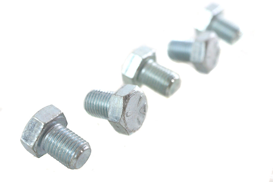 Zinc Hex Cap Bolts 3/8 inch-24 x 1/2 inch