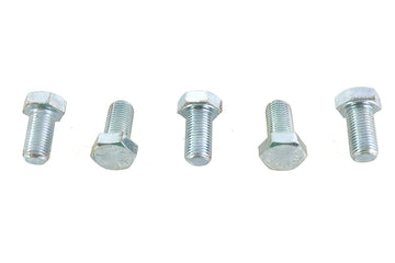 Zinc Hex Cap Bolts 3/8 inch-24 x 3/4 inch