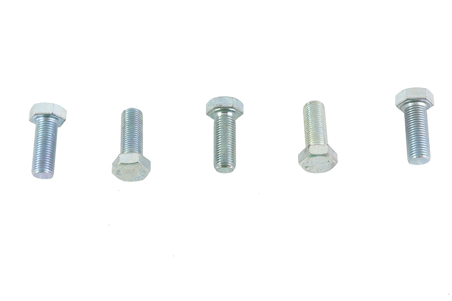 Zinc Hex Cap Bolts 3/8 inch-24 x 1 inch