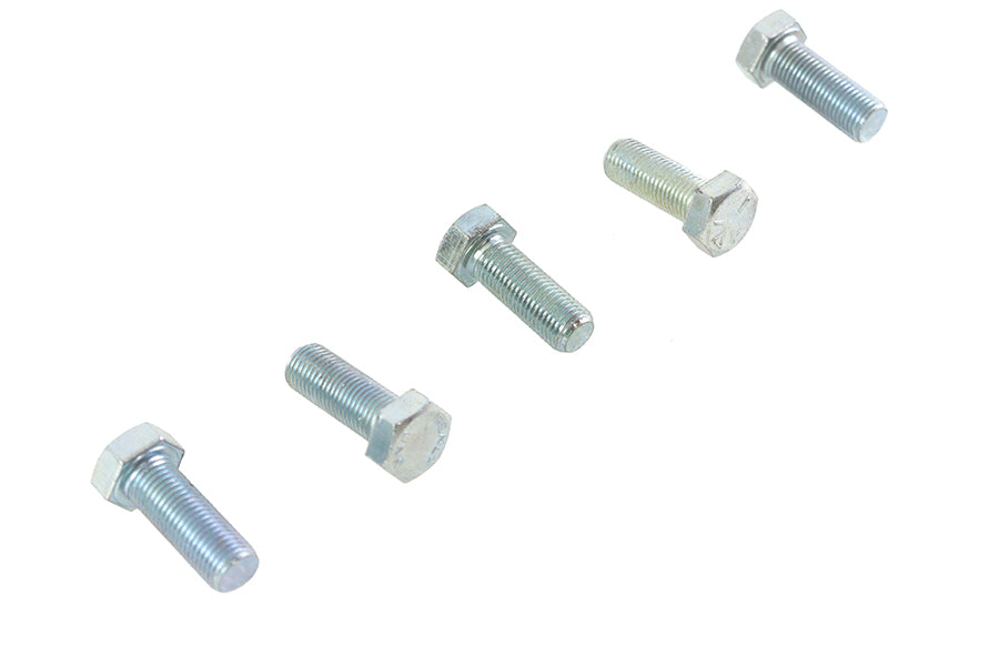 Zinc Hex Cap Bolts 3/8 inch-24 x 1 inch