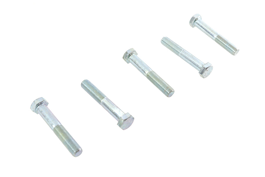 Zinc Hex Cap Bolts 3/8 inch-24 x 2-1/4 inch