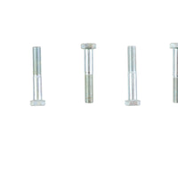 Zinc Hex Cap Bolts 3/8 inch-24 x 2-1/4 inch