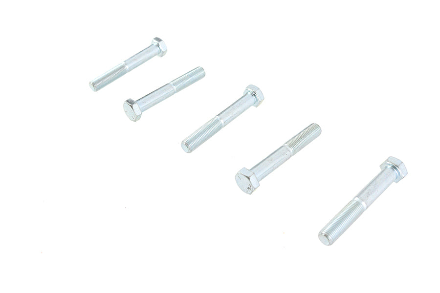 Zinc Hex Cap Bolts 3/8 inch-24 x 2-1/2 inch