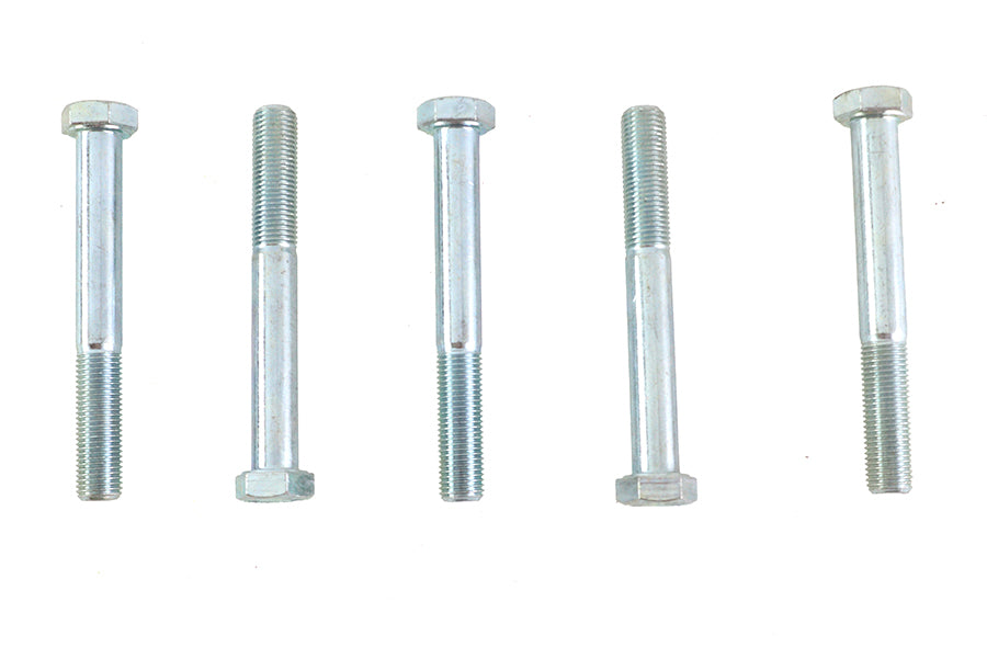 Zinc Hex Cap Bolts 3/8 inch-24 x 3 inch