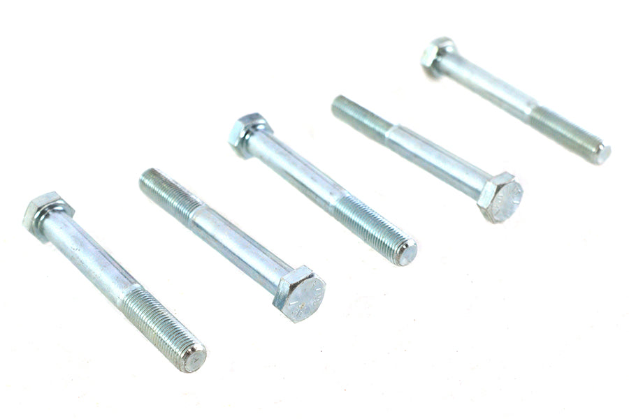 Zinc Hex Cap Bolts 3/8 inch-24 x 3 inch