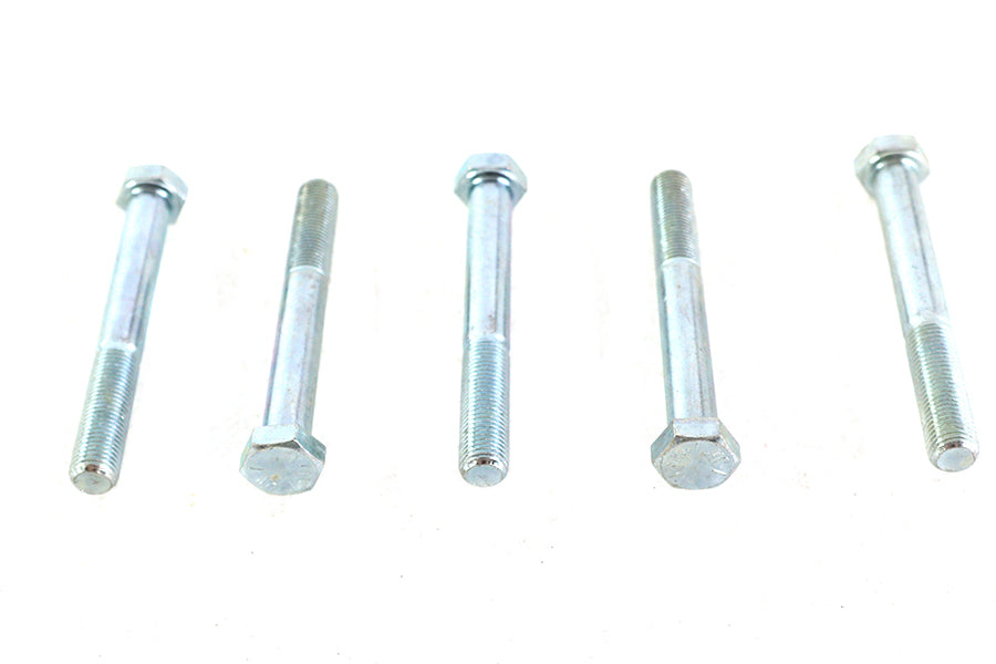 Zinc Hex Cap Bolts 3/8 inch-24 x 3 inch