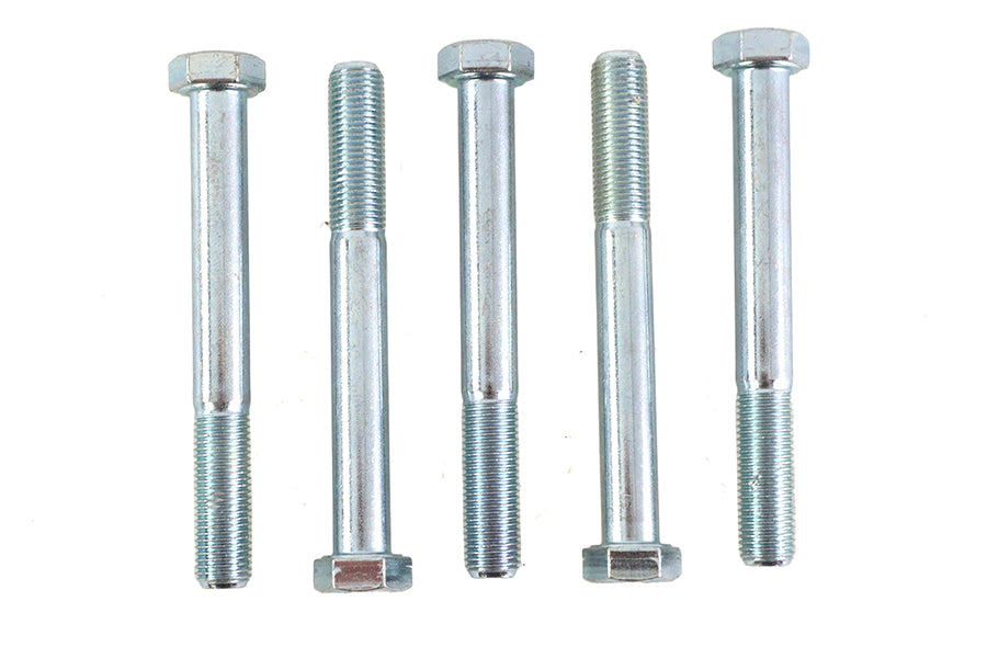 Zinc Hex Cap Bolts 3/8 inch-24 x 3-1/4 inch