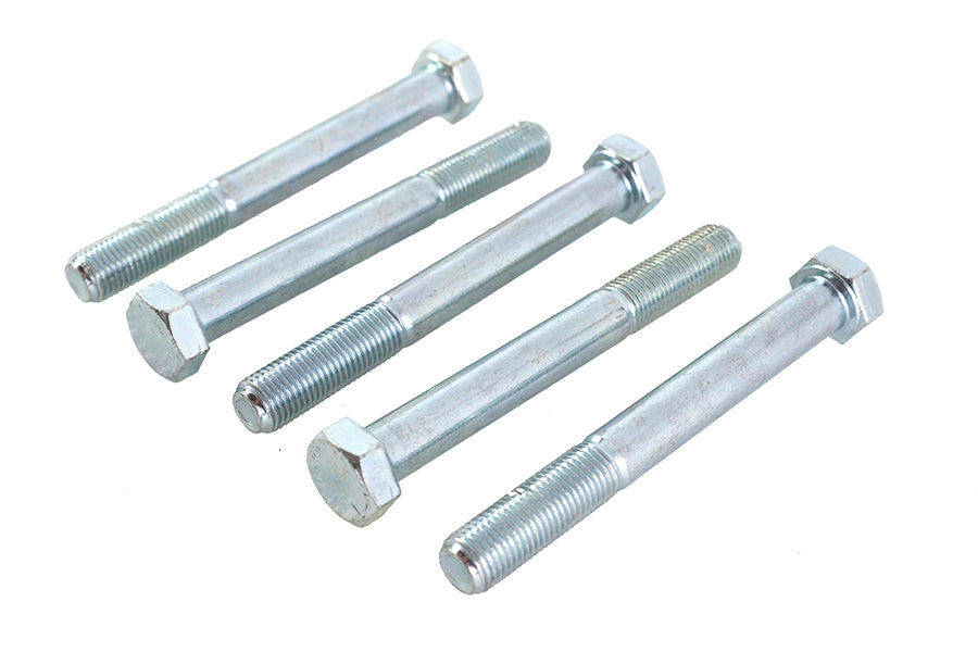 Zinc Hex Cap Bolts 3/8 inch-24 x 3-1/4 inch