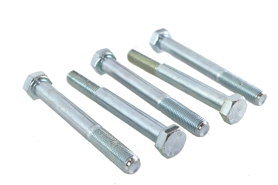 Zinc Hex Cap Bolts 3/8 inch-24 x 3-1/4 inch