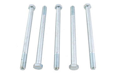 Zinc Hex Cap Bolts 3/8 inch-24 x 5-1/2 inch