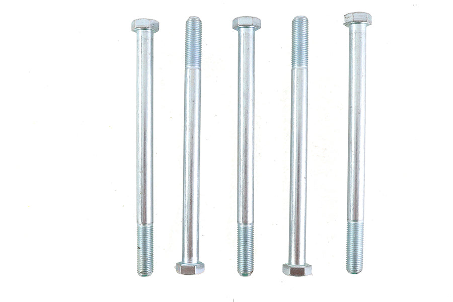 Zinc Hex Cap Bolts 3/8 inch-24 x 5-1/2 inch