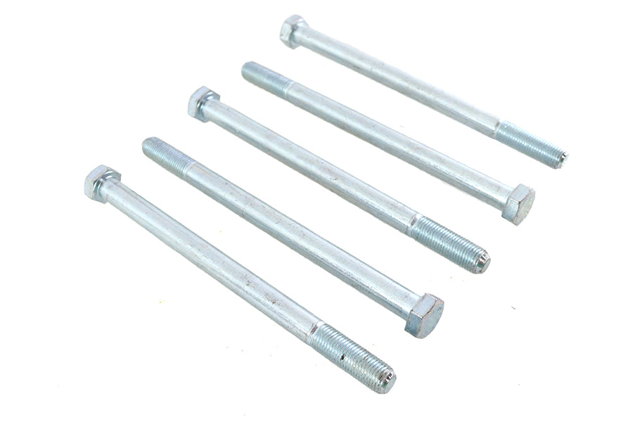 Zinc Hex Cap Bolts 3/8 inch-24 x 5-1/2 inch