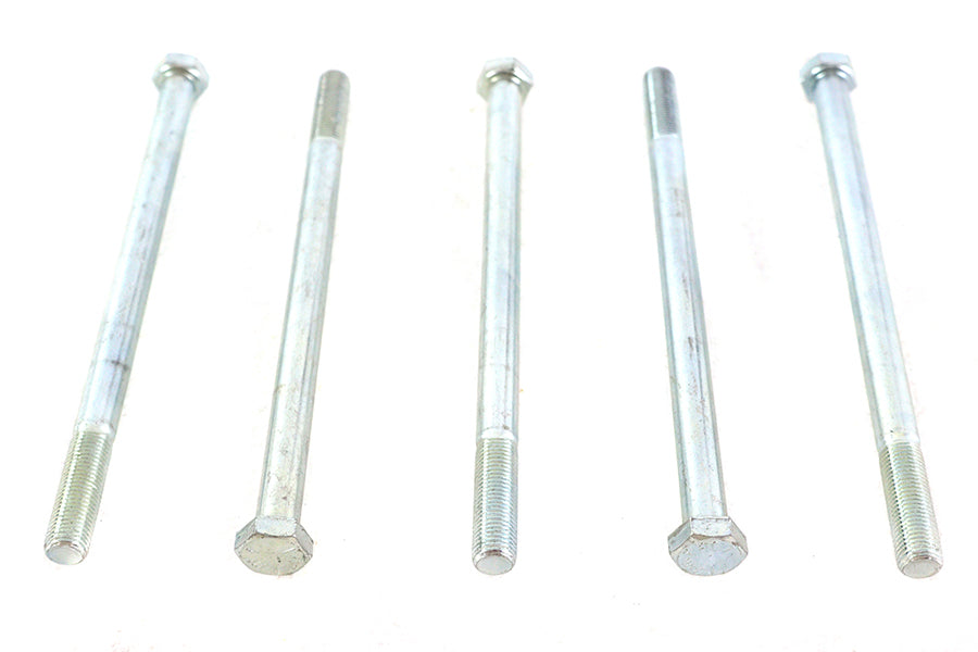 Zinc Hex Cap Bolts 3/8 inch-24 x 6 inch