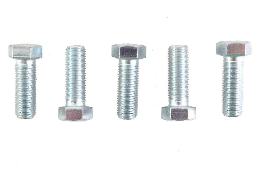 Zinc Hex Cap Bolts 7/16 inch-20 x 1-1/4 inch