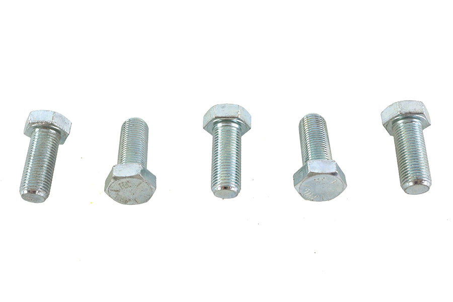 Zinc Hex Cap Bolts 1/2 inch-20 x 1-1/4 inch