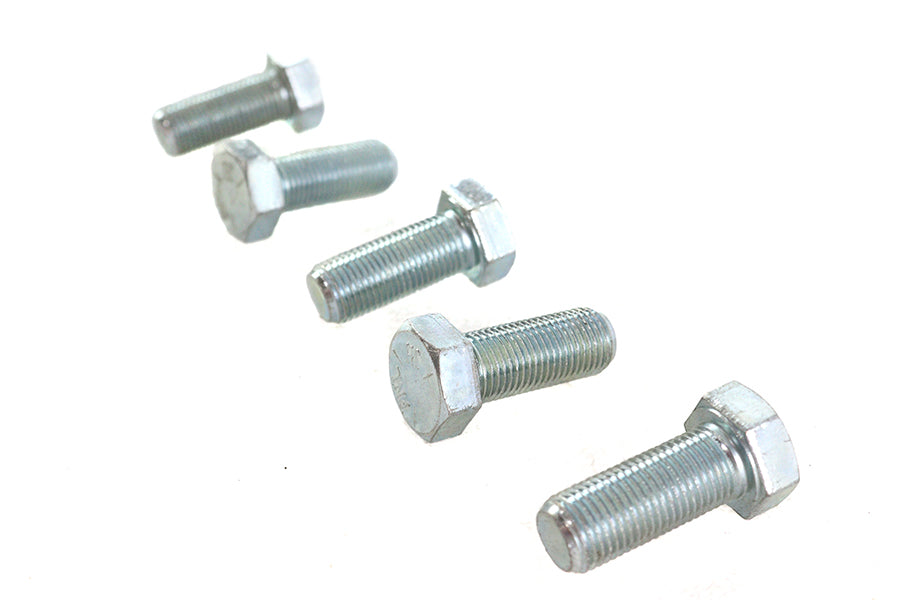 Zinc Hex Cap Bolts 1/2 inch-20 x 1-1/4 inch