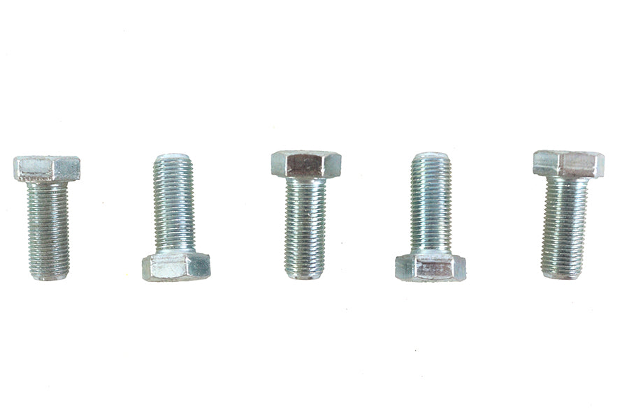 Zinc Hex Cap Bolts 1/2 inch-20 x 1-1/4 inch