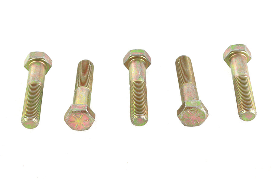 Zinc Hex Cap Bolts 1/2 inch-20 x 2-1/4 inch