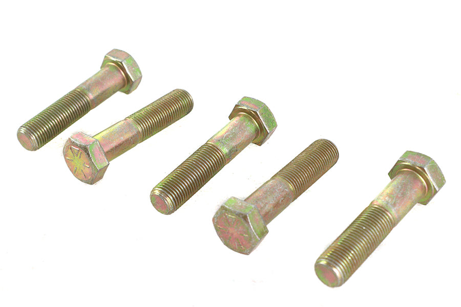 Zinc Hex Cap Bolts 1/2 inch-20 x 2-1/4 inch