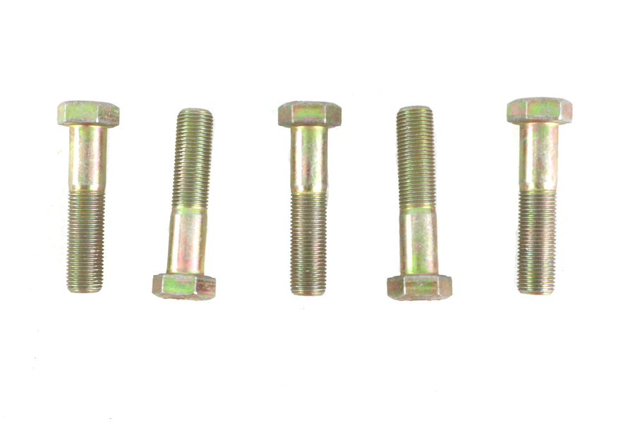 Zinc Hex Cap Bolts 1/2 inch-20 x 2-1/4 inch