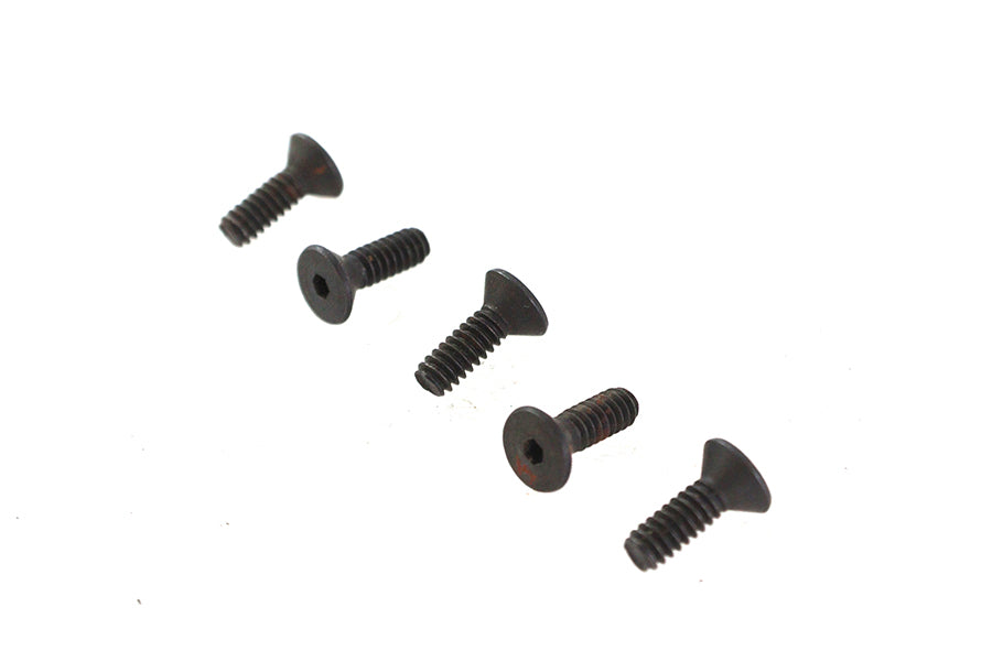 Allen Flat Head Screws Black 6-32 x 7/16 inch