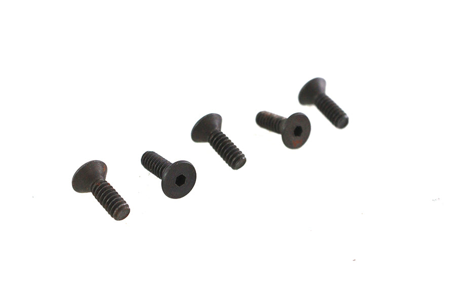 Allen Flat Head Screws Black 6-32 x 7/16 inch