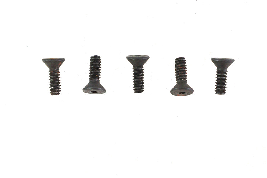 Allen Flat Head Screws Black 6-32 x 7/16 inch