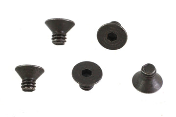 Allen Flat Head Screws Black 1/4 inch-20 x 3/8 inch