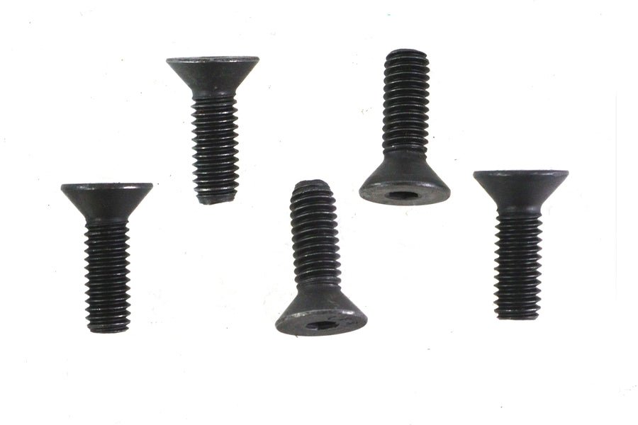 Allen Flat Head Screws Black 5/16 inch-18 x 1 inch