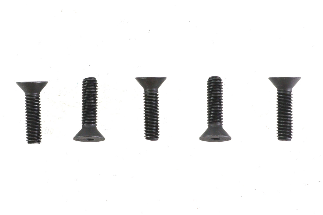 Allen Flat Head Screws Black 5/16 inch-18 x 1-1/4 inch